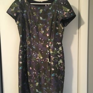 J. Crew Lillian Watercolor Sheath Dress